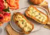 Courge Butternut farcie au chèvre et jambon