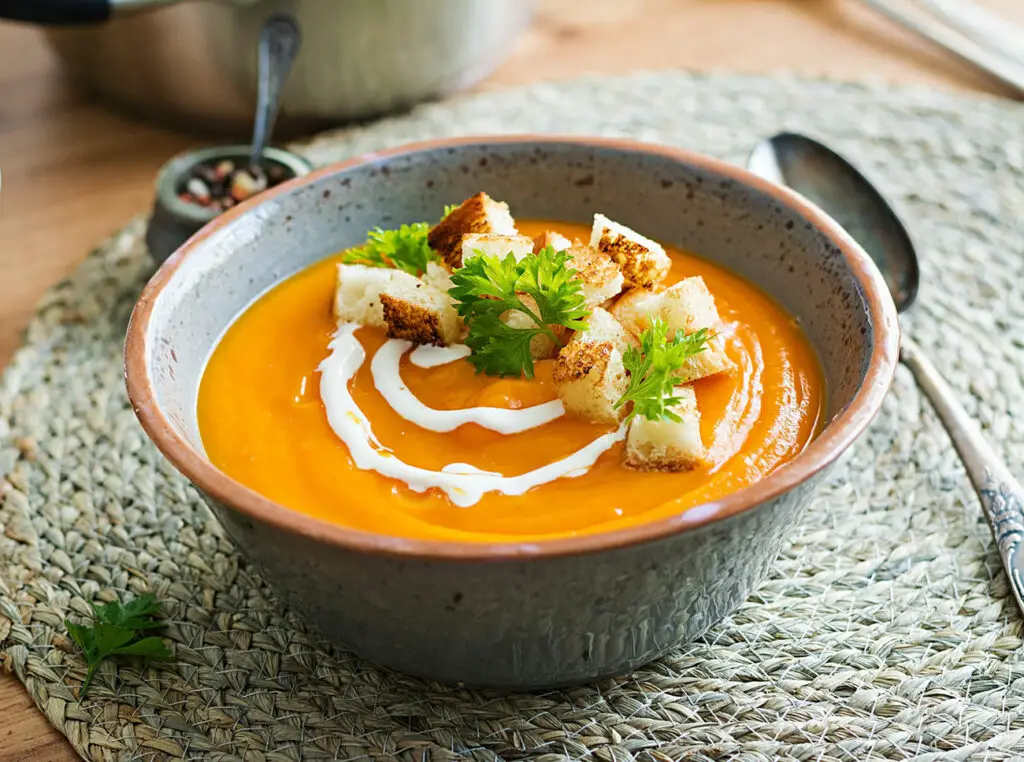 Délicieuse recette de soupe au potiron au Thermomix