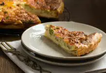 Quiche sans pâte au thon et parmesan