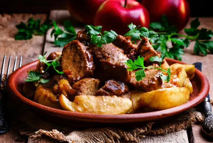 Sauté de porc au cidre
