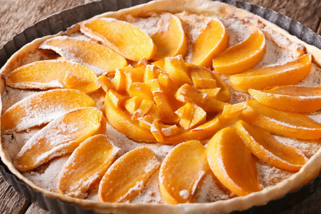Tarte aux kakis