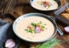 Velouté de pommes de terre au bacon et au cheddar