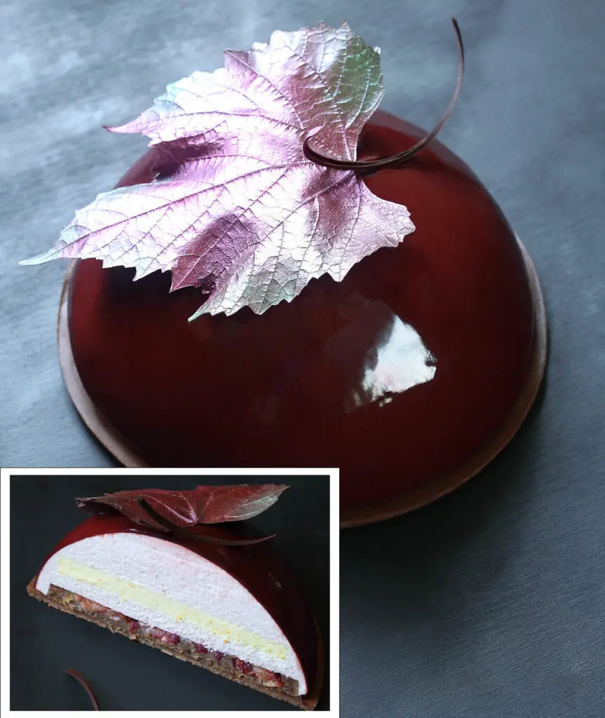 dôme en chocolat au cœur croustillant