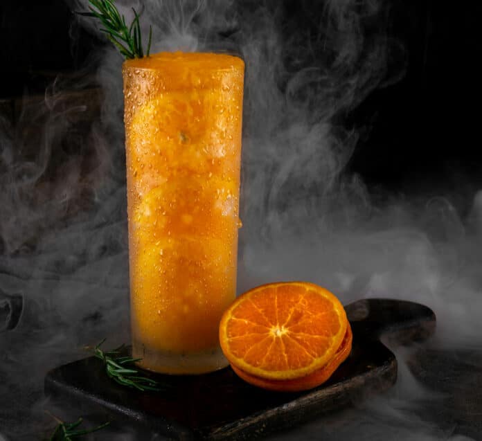 Cocktail à la mandarine