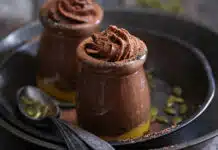 Mousse au chocolat et potiron