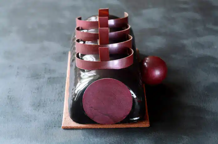 bûche à la mousse au chocolat et Baileys faite au Thermomix