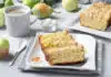 gâteau au fromage bleu, poires et noix