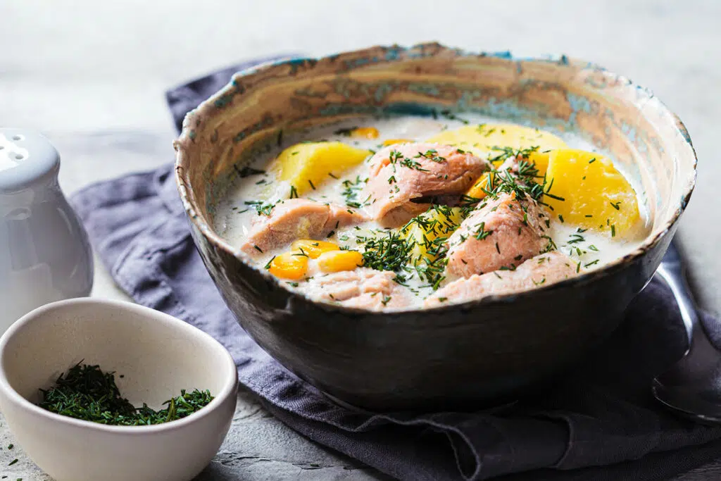 Blanquette de saumon légère