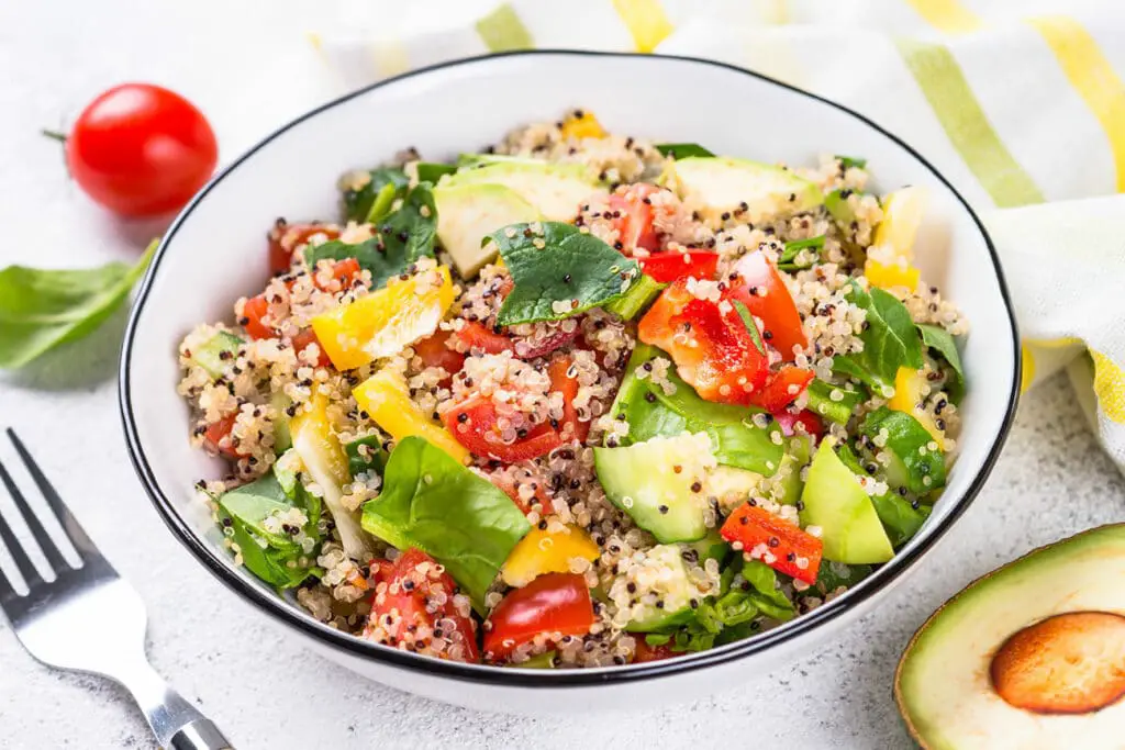 Crumble de légumes au quinoa