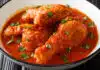 Cuisses de poulet à la crème de tomate