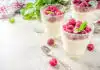 Mousse de fromage blanc aux framboises