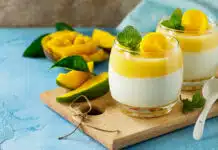 Panna cotta à la mangue