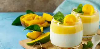 Panna cotta à la mangue