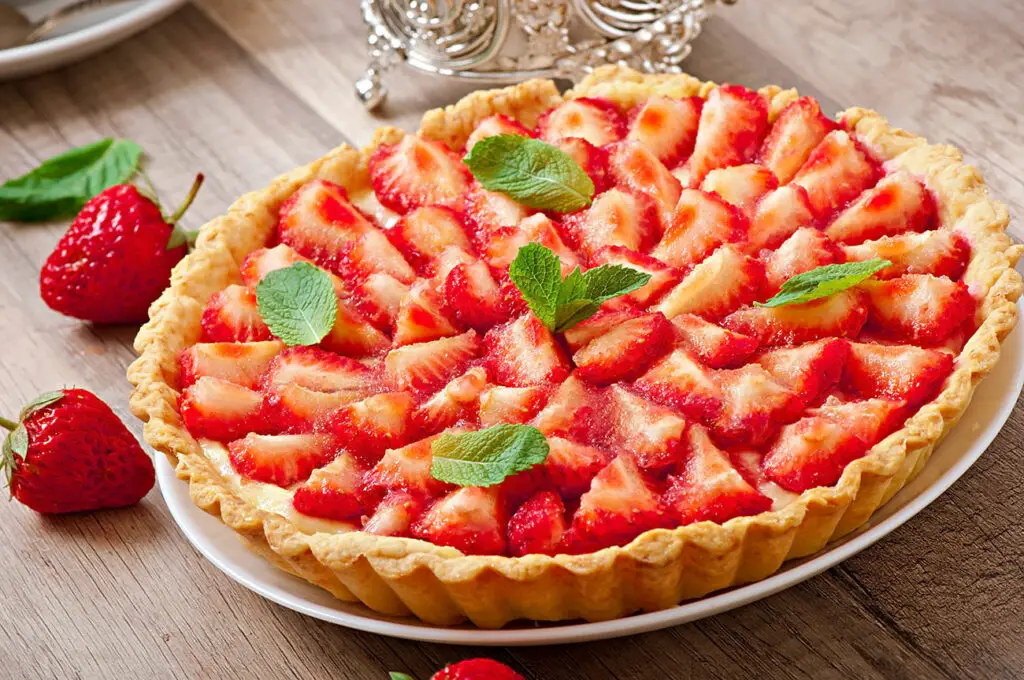 Tarte aux fraises