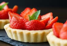 Tartelettes aux fraises et crème