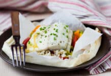 filet de cabillaud en papillote