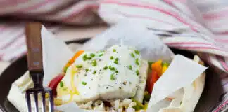 filet de cabillaud en papillote