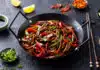 sauté de bœuf et de légumes à la sauce soja