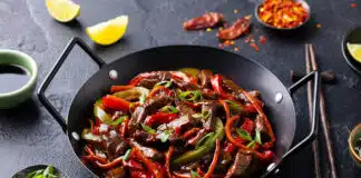sauté de bœuf et de légumes à la sauce soja