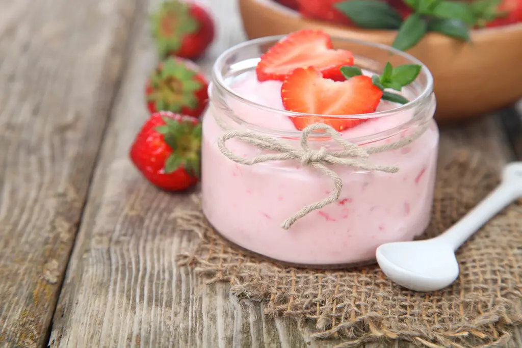 Crème aux fraises