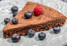 gâteau au chocolat et fromage blanc