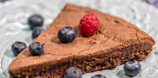 gâteau au chocolat et fromage blanc