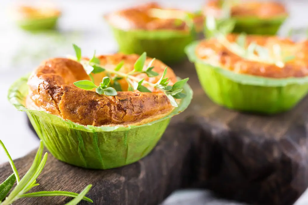 Mini quiches aux courgettes