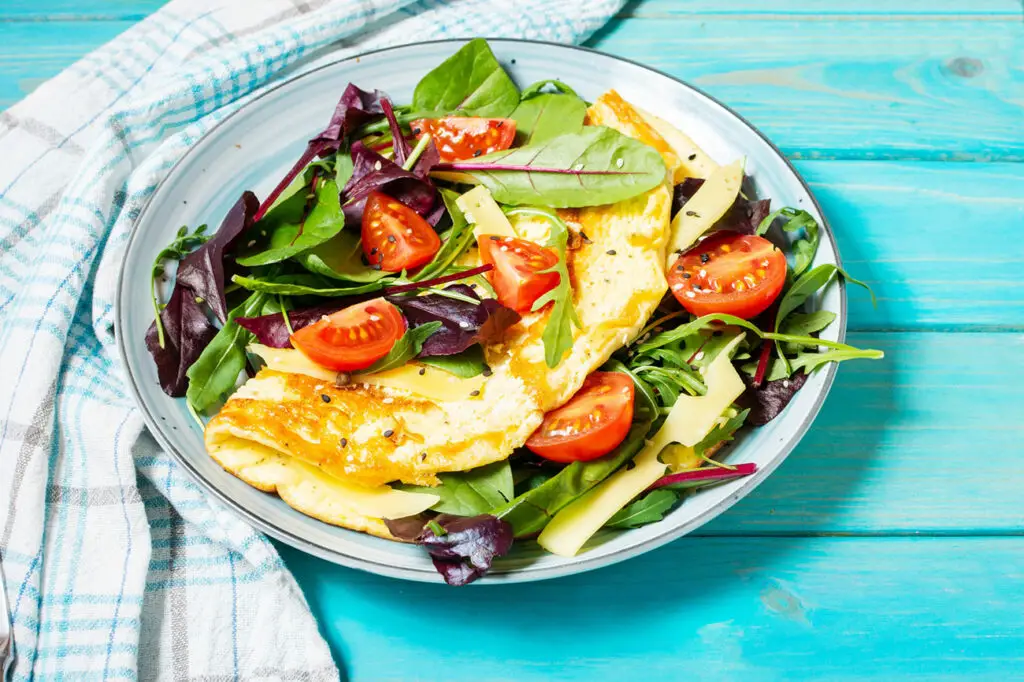 Omelette aux légumes