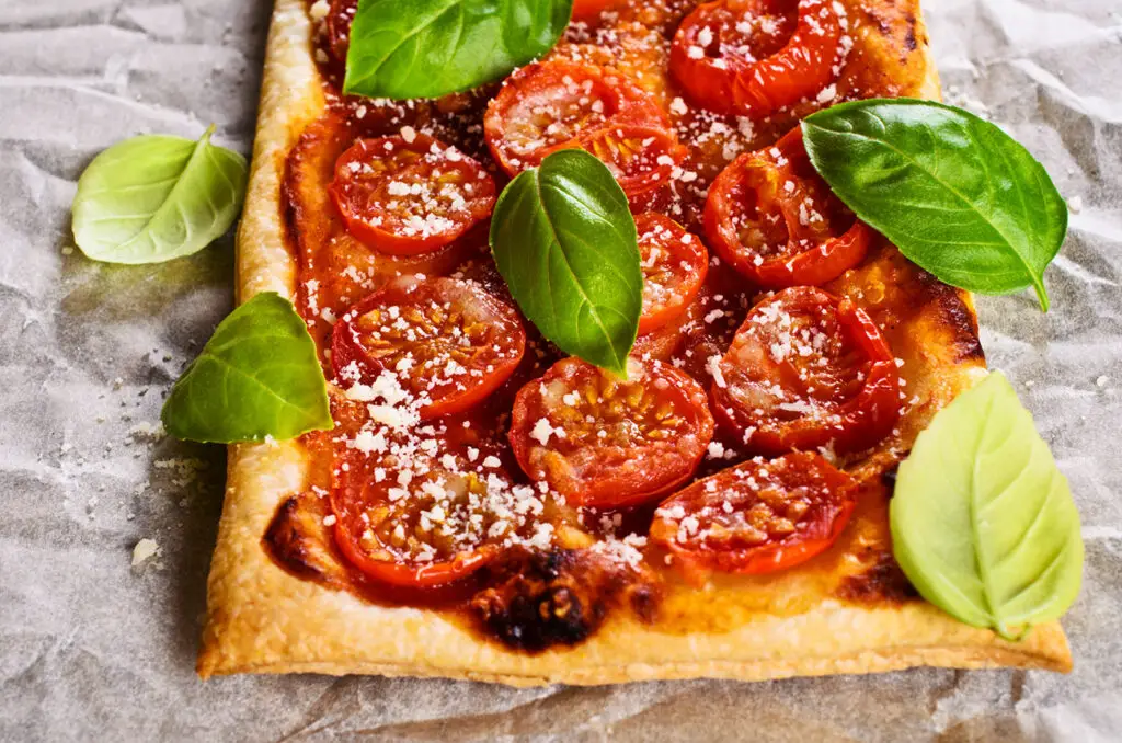 Tarte froide de tomates