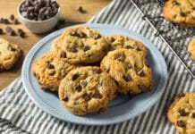 cookies au chocolat et au fromage blanc