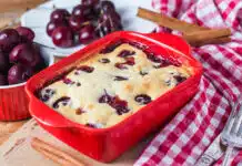 Clafoutis de cerises au fromage blanc 0%