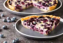 Comment préparer la tarte de bleuets et fromage à la crème