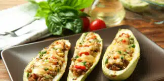 Courgettes Farcies à la Viande Hachée