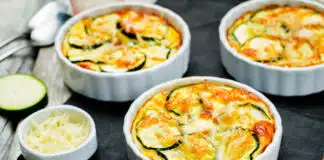 Flan de Courgette au Parmesan
