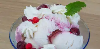Glace au Yaourt et Fruits Rouges