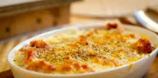 Gratin de pommes de terre aux lardons