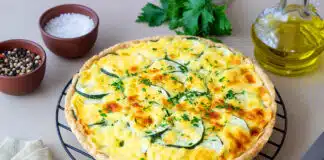 Quiche de courgette parfaite pour le régime