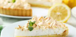 Tarte au citron meringuée allégée en sucre