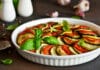 Tian de légumes et mozzarella