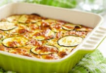 gratin de pâtes courgette et thon