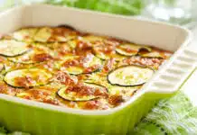 gratin de pâtes courgette et thon