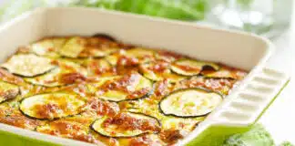 gratin de pâtes courgette et thon