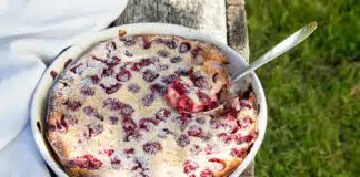 Clafoutis aux cerises et yaourt