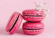 Macarons à la fraise