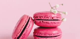 Macarons à la fraise