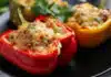 Poivrons farcis à la viande hachée