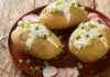 Pommes de Terre Farcies au Yaourt et Ciboulette