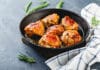 cuisses de poulet au romarin et aux champignons