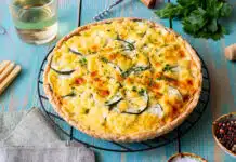 quiche aux courgettes