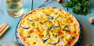 quiche aux courgettes